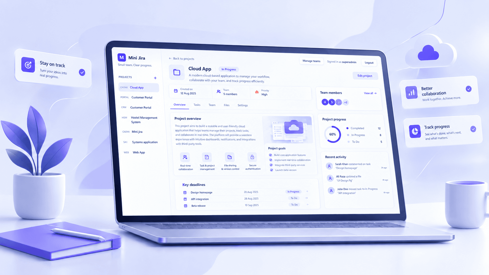 Mini Jira screenshot 2